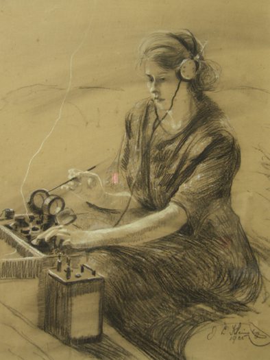 Naar de radio luisteren (1925)